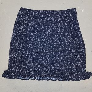 Ann Taylor LOFT polkadot skirt
